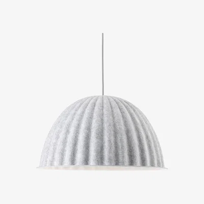 Made in Design Under The Bell Small Acoustic suspension - / Feutre - Ø 55 cm by Muuto White