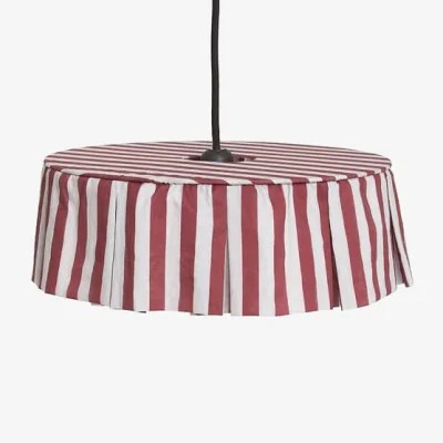 Made in Design Vibes Lampshade textile brown / Ø 40 x H 12 cm - Cotton voile - NOBODINOZ
