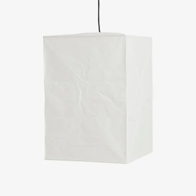 Made in Design Paper Shade Cube Lampshade paper white / 38 x 38 x H 55 cm - Hay