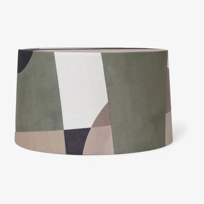 Made in Design Entire Lampshade - / Short -Ø 33 x H 18.5 cm / Fabric by Ferm Living Multicoloured
