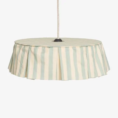 Made in Design Vibes Lampshade textile blue / Ø 40 x H 12 cm - Cotton voile - NOBODINOZ
