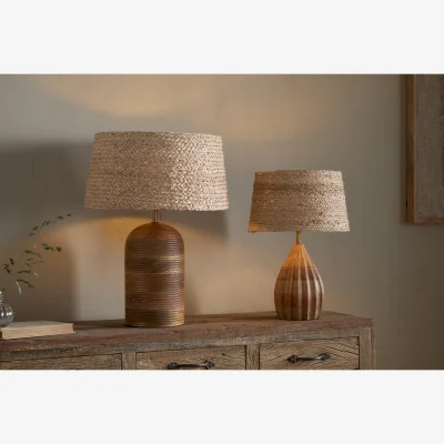 Nkuku nkuku Pisang Natural Lampshade | Shades | Medium