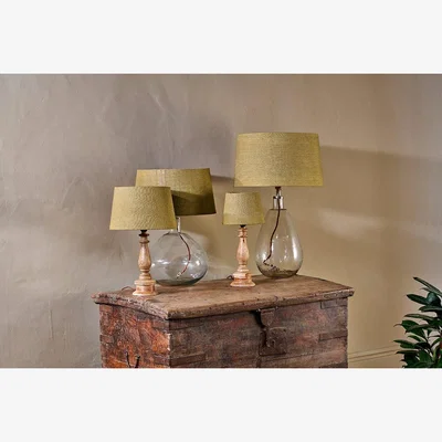 Nkuku Nkuku Dia Jute Lampshade | Lamps And Shades | Cream | Small 14.5 x 15.5/20 cm (Diameter)