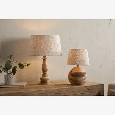 Nkuku nkuku Sakiti Bouclé Lampshade | Shades | Off White | Small