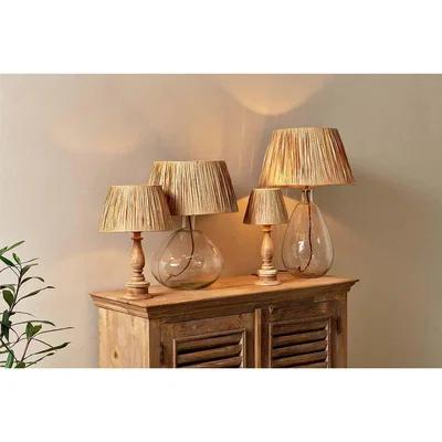 Nkuku Nkuku Sandesh Raffia Lampshade | Lighting | Natural | Medium