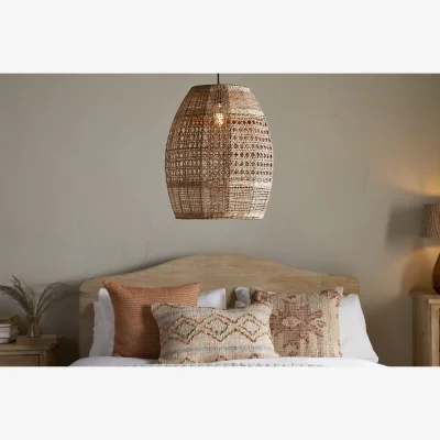 Nkuku nkuku Shawa Rattan Lampshade | Shades | Natural