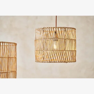 Nkuku Nkuku Banso Wicker Lampshade | Lamps And Shades | Natural | Medium