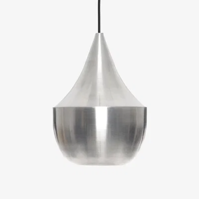 Nordic Nest Tom Dixon Beat fat lamp shade Ø24 cm Unbeaten aluminium