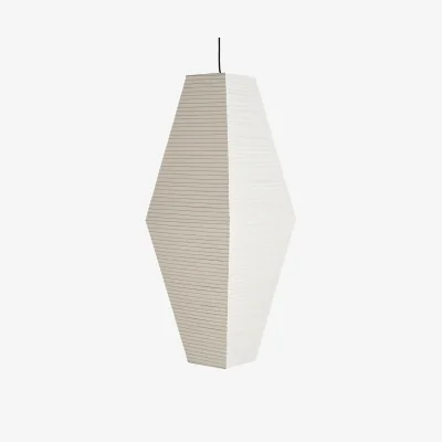 Nordic Nest HAY Paper Shade Prism lampshade Classic white 40x110 cm