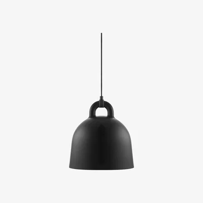 Nordic Nest Bell lamp black Small