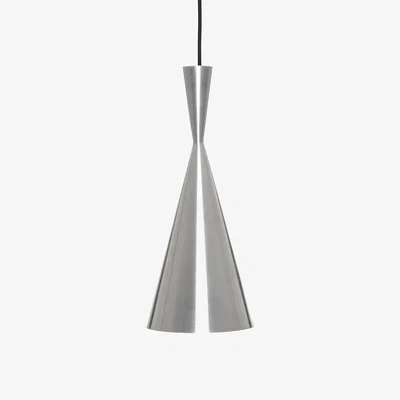 Nordic Nest Tom Dixon Beat tall lamp shade Ø19 cm Unbeaten aluminium