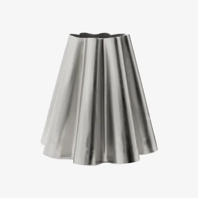 Nordic Nest House Doctor Flola lampshade Brushed silver colour Ø16x16 cm