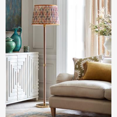 OKA OKA, Girandole Lampshade 45cm - Multi, Lampshades, Linen,Cotton,Iron