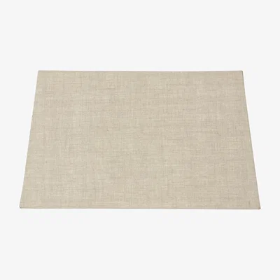 OKA 45cm Half Rectangular Linen Shade - Natural