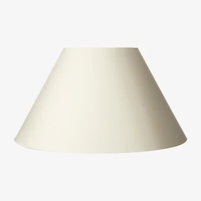 OKA 45cm Empire Linen Lampshade - White