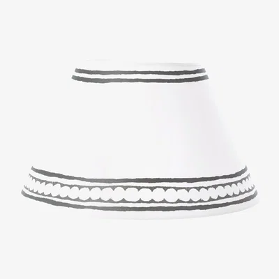 OKA 46cm Huaca Empire Card Lampshade - Charcoal