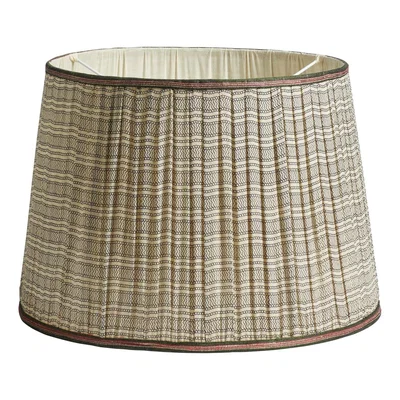 OKA Ginevra Lampshade 45cm - Off-White/Black