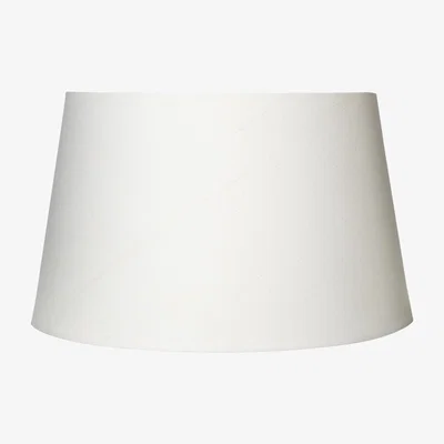 OKA 40cm Drum Linen Lampshade - Natural
