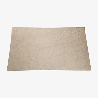OKA 45cm Rectangular Linen Lampshade - Natural