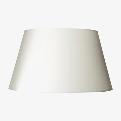 OKA 50cm Drum Cotton Lampshade - White