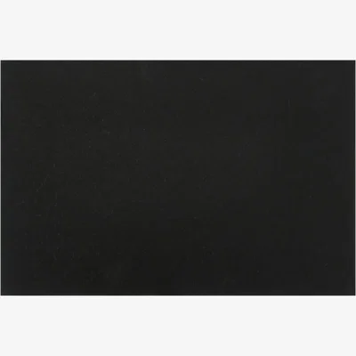OKA OKA, 50cm Narrow Rectangular Cotton Lampshade - Black, Lampshades, Cotton, Plain