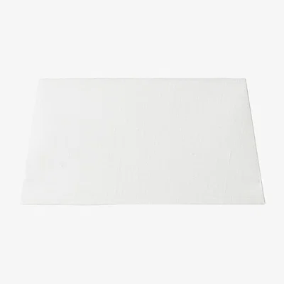 OKA OKA, Rectangular Linen Shade - White, Lampshades, Linen, Plain