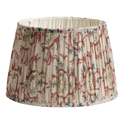 OKA Odonata Lampshade 35cm - Red Madder