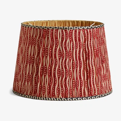 OKA Roa Lampshade 35cm - Vermillion Red