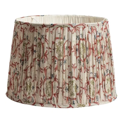 OKA Odonata Lampshade 45cm - Red Madder