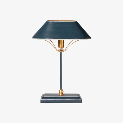 OKA Grisewood Lamp & Shade - Petrol