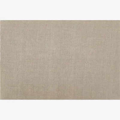 OKA OKA, 50cm Narrow Rectangular Linen Lampshade - Natural, Lampshades, Linen, Plain
