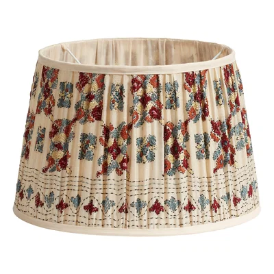 OKA X Cabana Arabesque Lampshade 35cm - Blue/Red Blue