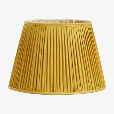 OKA Iro Pleated Linen Lampshade 45cm - Alchemilla