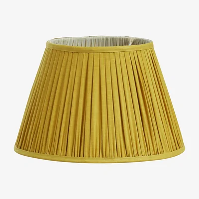 OKA Iro Pleated Linen Lampshade 35cm - Alchemilla