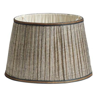 OKA Callot Lampshade 35cm - Black/Gold