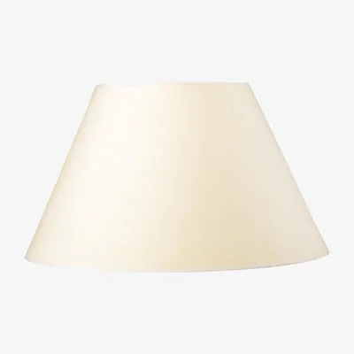 OKA 56cm Empire Card Lampshade - Cream