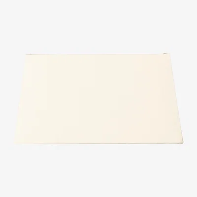 OKA 36cm Half Rectangular Card Lampshade - White