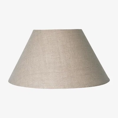OKA 35.5cm Empire Linen Lampshade - Natural