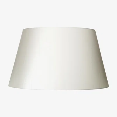 OKA 40cm Drum Cotton Lampshade - White