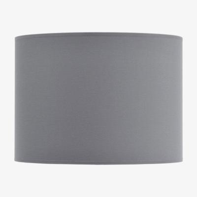 Olivia's Libra Midnight Mayfair Collection - Lined Drum 14" Lampshade Grey and Silver