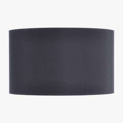 Olivia's Libra Lined Drum 20" Lampshade Black and Silver