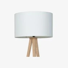 Olivia's Zuiver White Lamp Shade For Tripod Floor Lamp