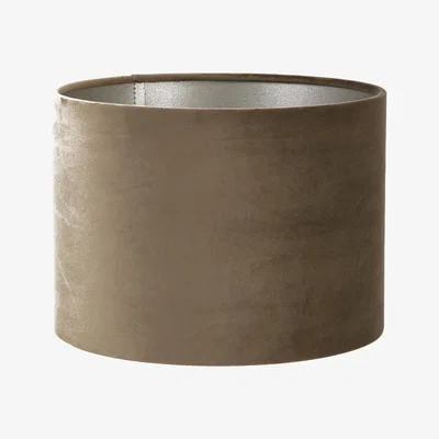 Olivia's Light & Living Velours Light Shade Chocolate Brown / Small