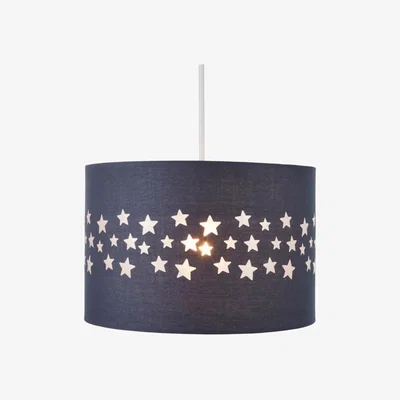 Downtown BHS Glow Stars Easy Fit Light Shade 30cm - Navy