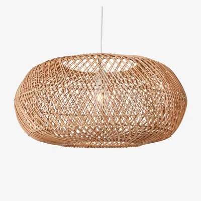 Downtown BHS Kyle Large Oval Rattan EasyFit Shade 60cm - Natural
