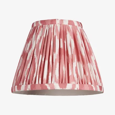 Perch and Parrow Ikat 16cm Shade in Coral Pink