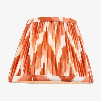 Perch and Parrow Zigzag 20cm Shade in Apricot Orange