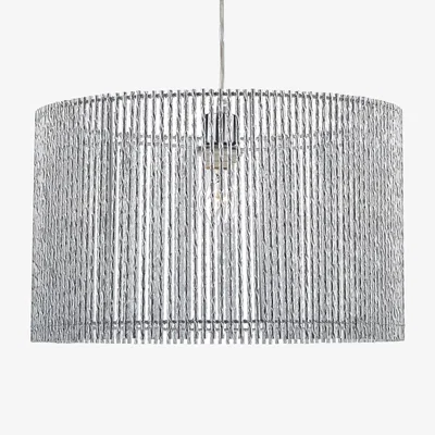 Pagazzi Lillia Silver Large Easy Fit Pendant Light Shade
