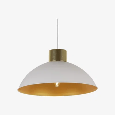 Pagazzi Arrigo White and Gold 30cm 2 Toned Pendant Shade