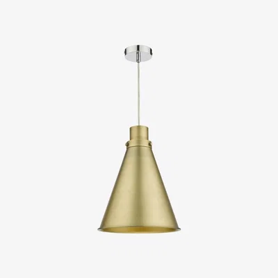 Pagazzi Potter Aged Brass Pendant Shade